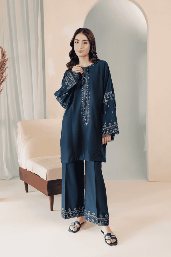 Sooya 2Pc Embroidered Dress