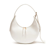 Claudia White Hobo Bag