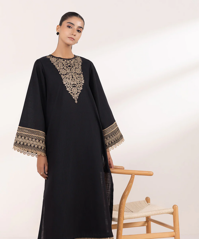 APSB1 2PC EMBROIDERED DRESS