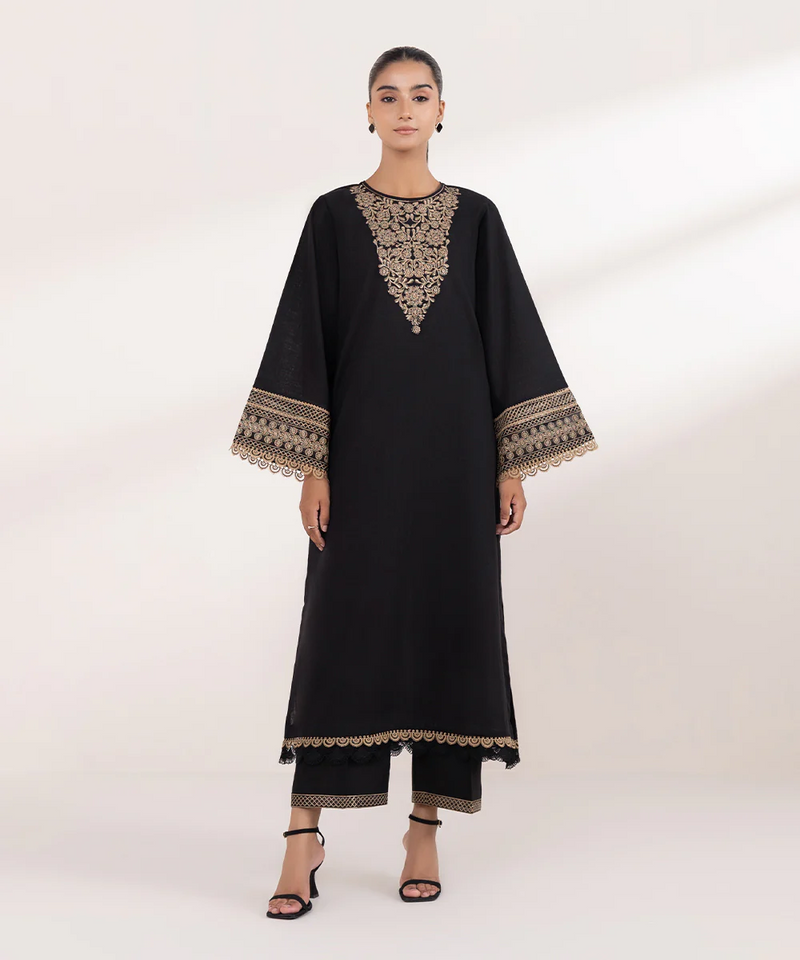 APSB1 2PC EMBROIDERED DRESS