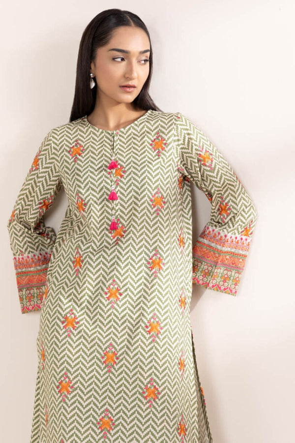 SAPPHIRE 2PC EMBROIDERED  DRESS