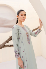 Zee 2Pc - Embroidered Lawn Dress