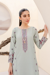 Zee 2Pc - Embroidered Lawn Dress