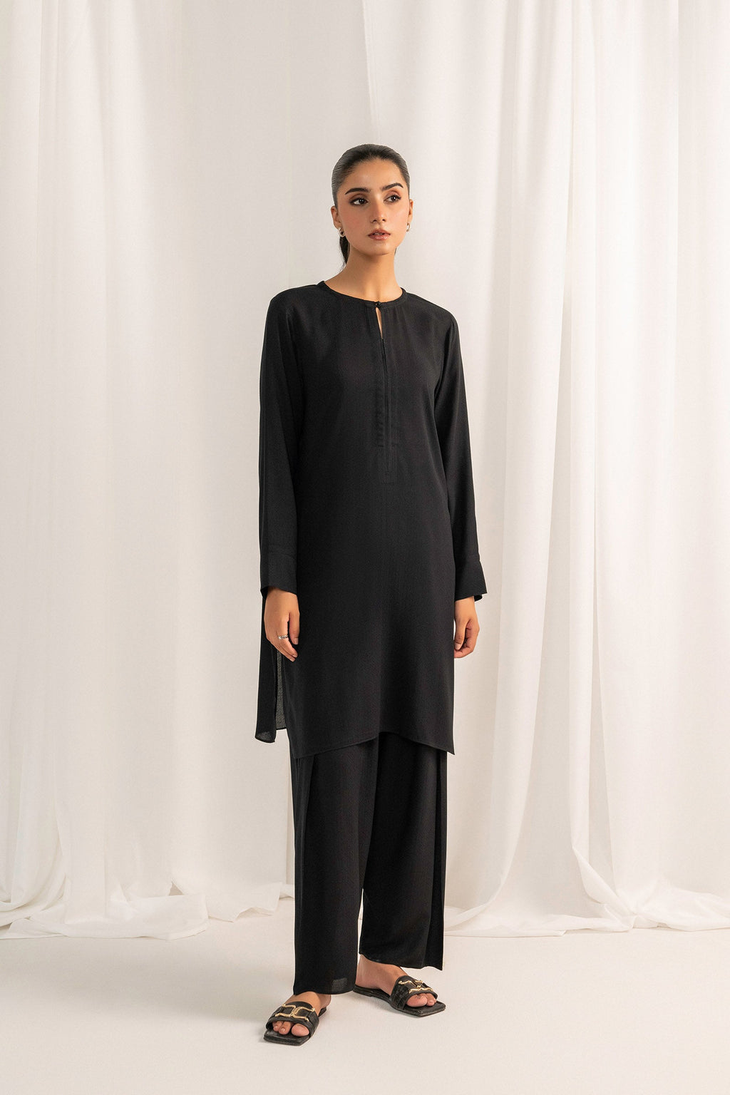 Misbah 2 PieceSuit-Dyed Dress