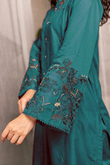 Afeefa Green Zink 2Pc Dress