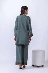 Teal Blue Embroidered 2-Piece Lawn Suit – Premium Collection by Lalazar
