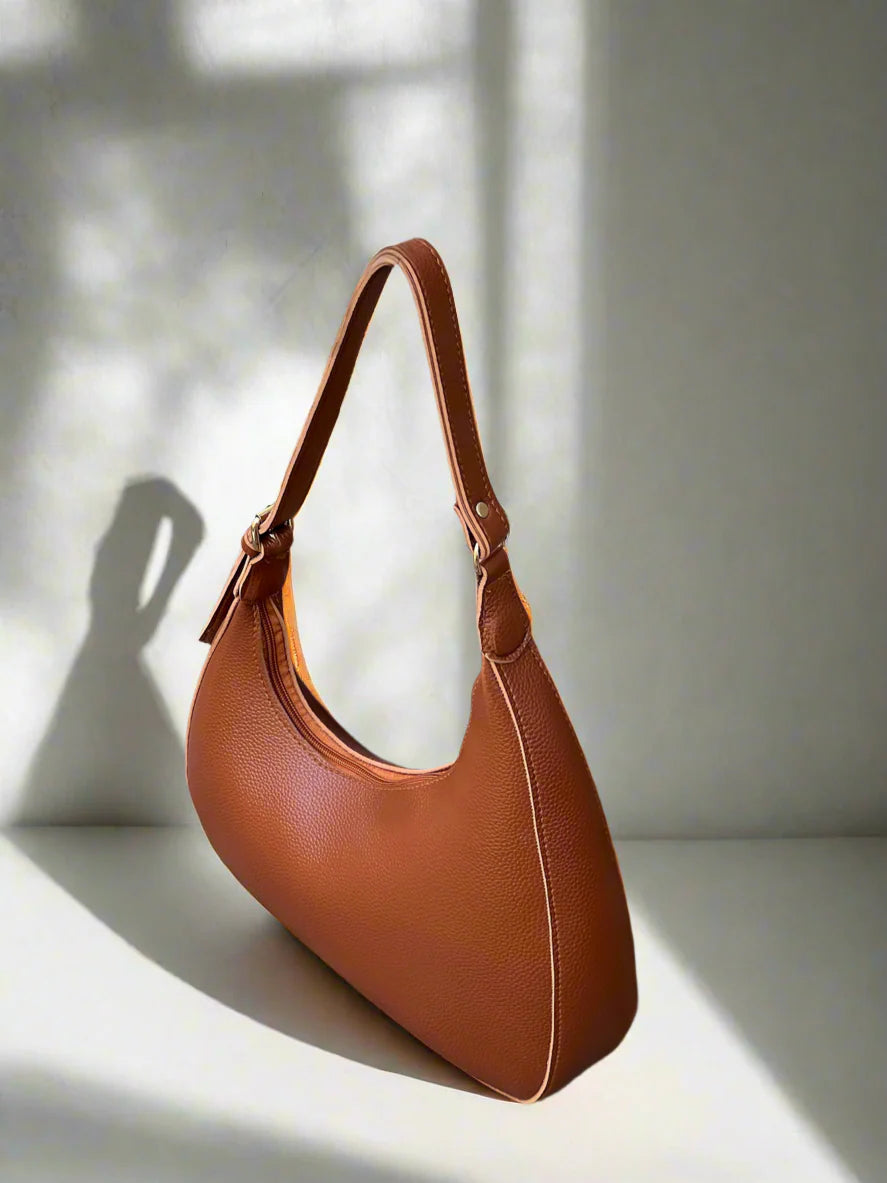 Luna Asymmetric Bag “Brown”