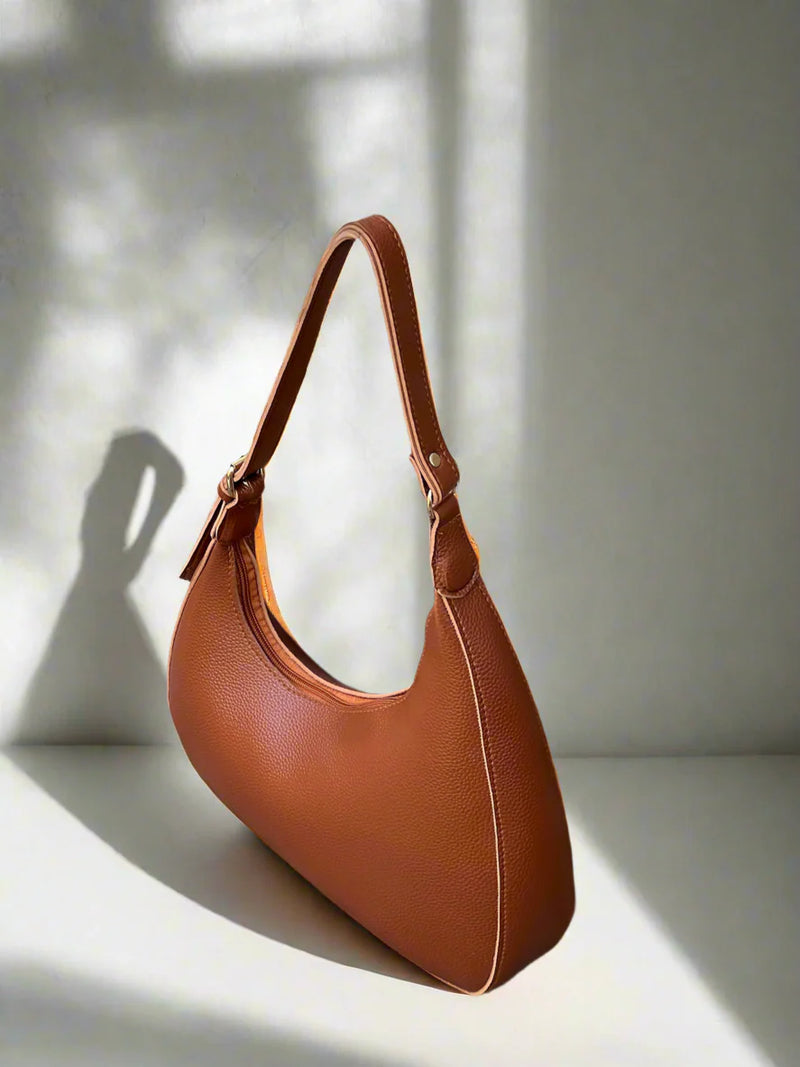 Luna Asymmetric Bag “Brown”