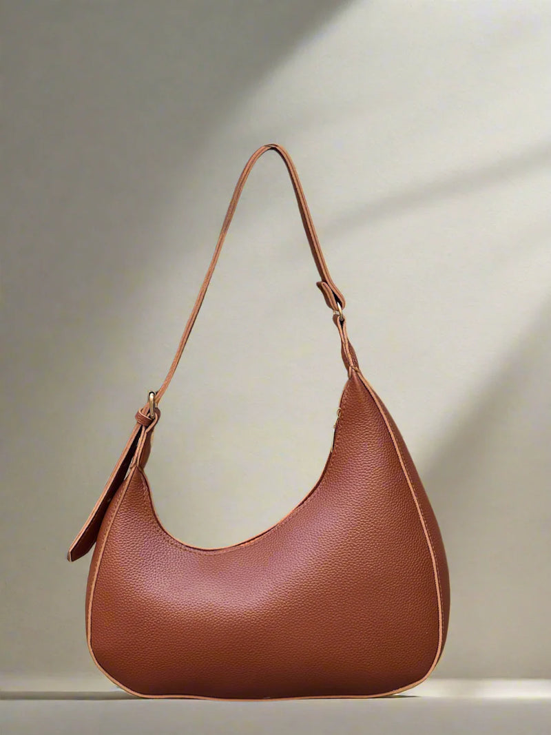 Luna Asymmetric Bag “Brown”