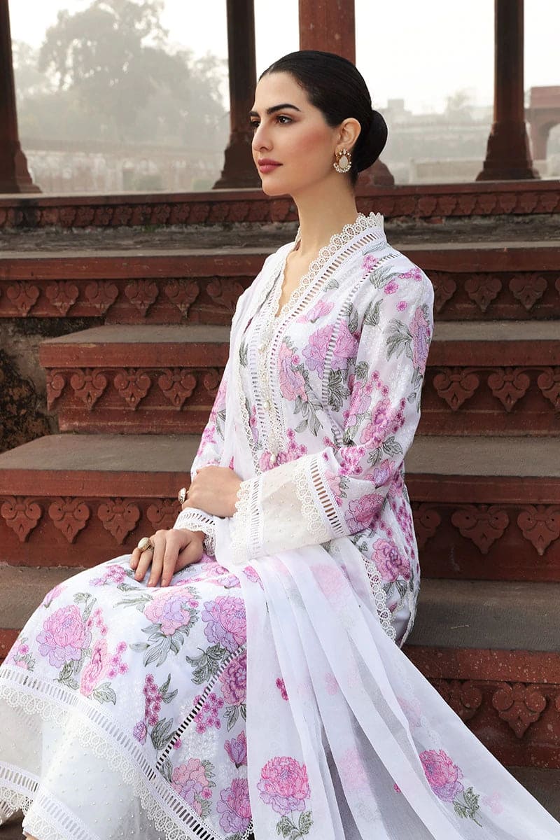 3 Pc Bareezay Cotton Fully Embroidered