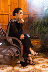 Yumna 3Pc Embroidered Dress