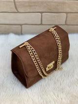 Alcan Chic Crossbody Bag “Crust Brown”