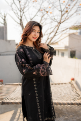 Smoky 2Pc Embroidered Lawn Dress