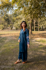 Sooya 2Pc Embroidered Lawn Dress
