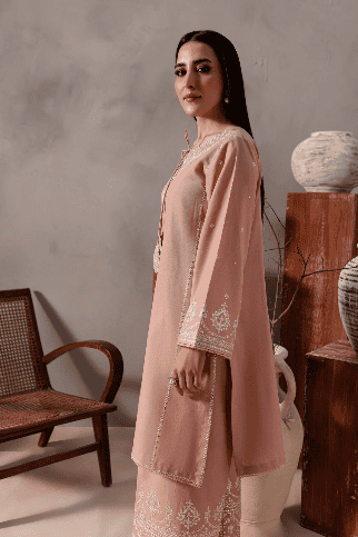 Cotton Candy 2Pc - Embroidered Lawn Dress