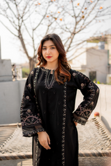 Smoky 2Pc Embroidered Lawn Dress