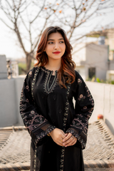 Smoky 2Pc Embroidered Lawn Dress