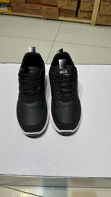 Side view of kids lightweight sport sneakers