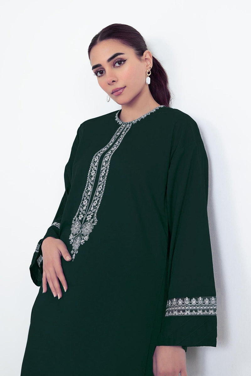 Minha 02-Pc Embroidered Dress