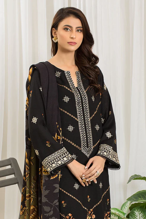 Mehak 3Pc Embroidered winter Dress