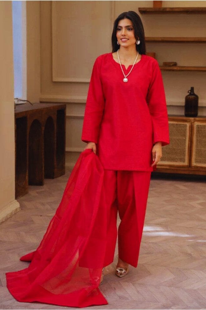 Himayal 3-Pc Farshi Shalwar Fashion Dress