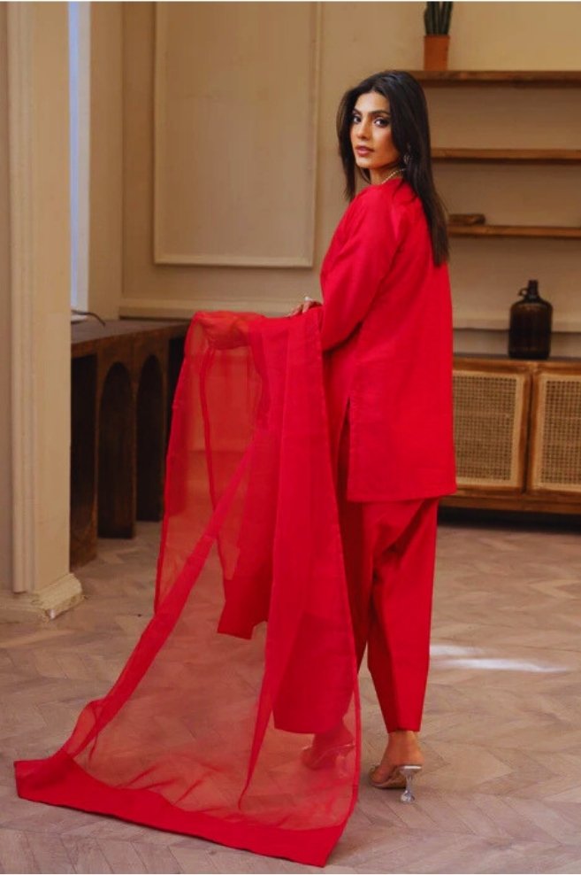 Himayal 3-Pc Farshi Shalwar Fashion Dress