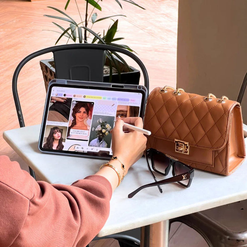 Kalra Brown Cross body bag with golden chain.(Brown)