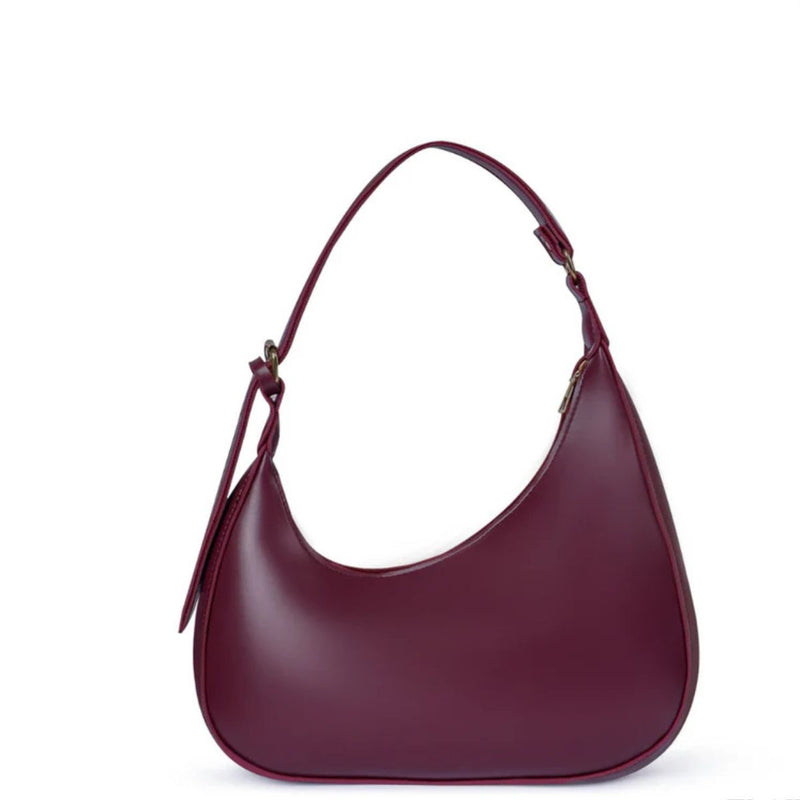 Luna Asymmetric Bag “Maroon”