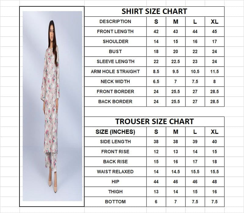 Wardah 2Pc Embroidered Dress