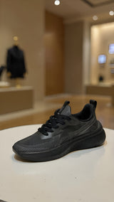 Black premium running shoe