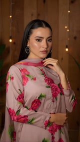 Printed kurta set for women fashion