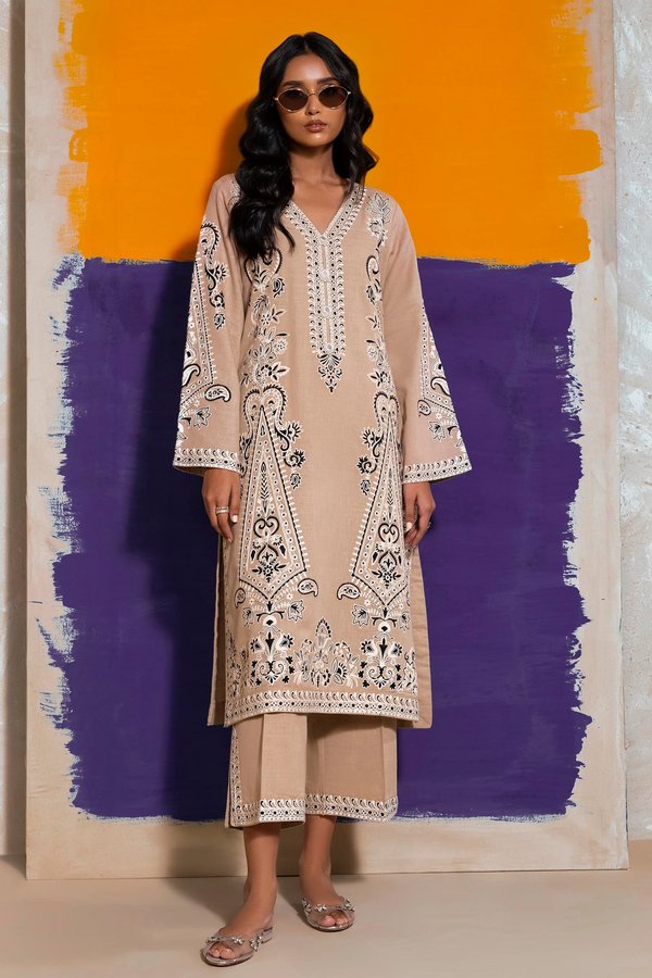 Sana 2Pc Embroidered Lawn Dress
