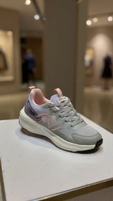 Comfortable grey walking sneakers