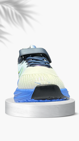 Close up of kids breathable shoes