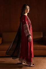 Full look of Lamar 3PC lawn dress