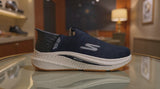 Comfortable blue walking shoes for daily wear
