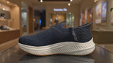 Comfortable blue walking shoes for daily wear