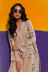 Sana 2Pc Embroidered Lawn Dress