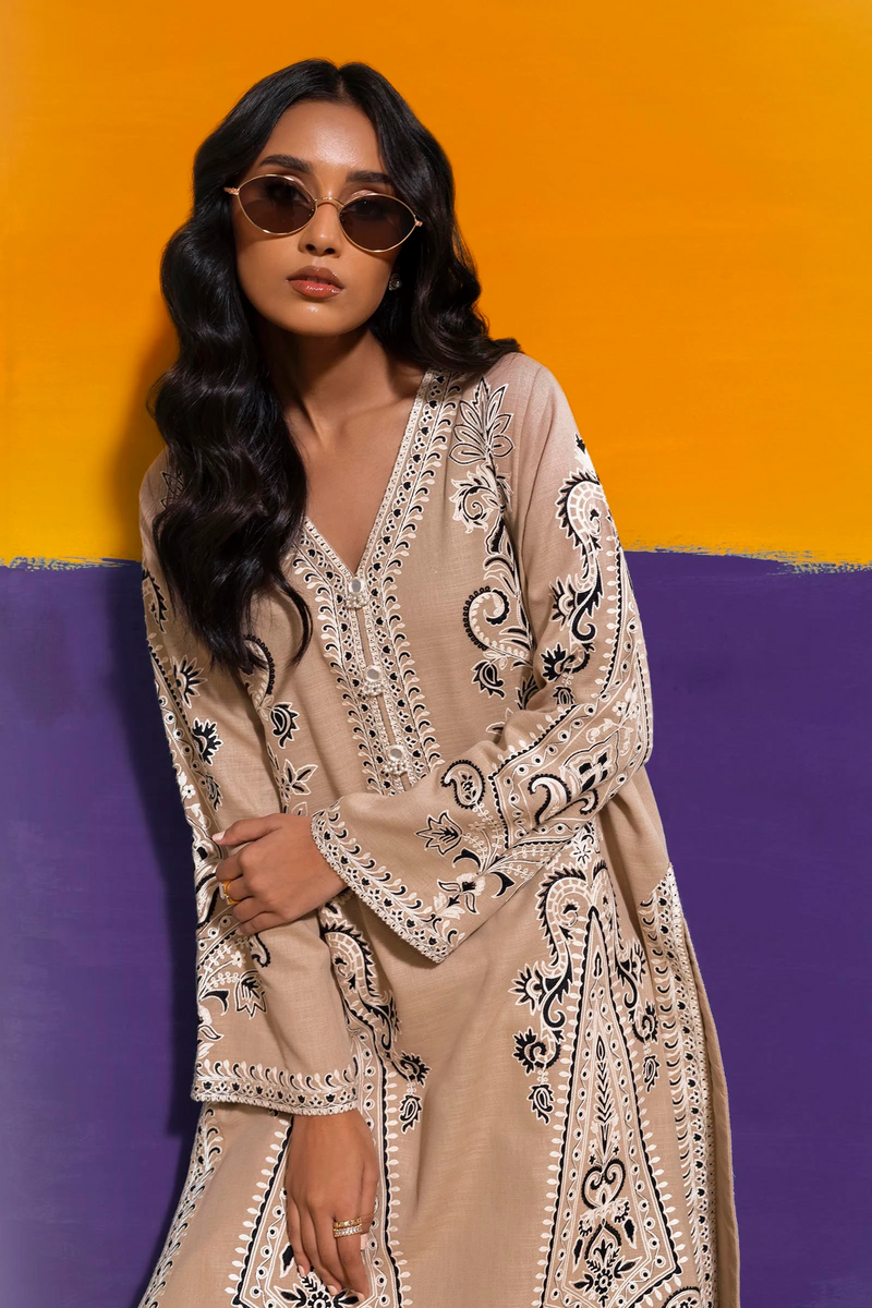 Sana 2Pc Embroidered Lawn Dress